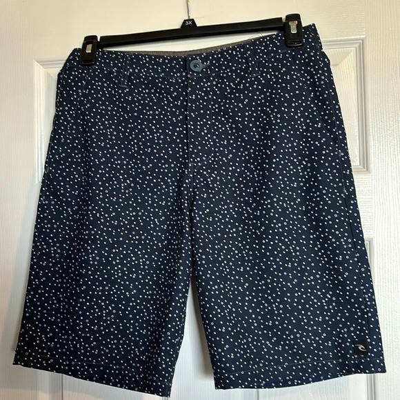 Rip Curl Boardwalk men’s blue 10” inseam hybrid shorts size 30 - Picture 1 of 8